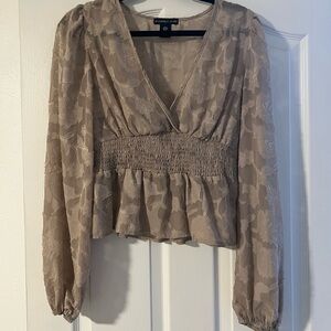 Sheer blouse